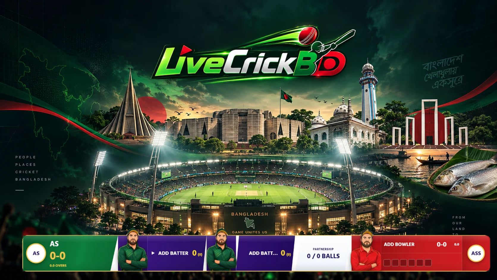 Theme 3.0 LiveCrickBD scoreboard preview